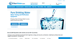 Desktop Screenshot of filterwater.com